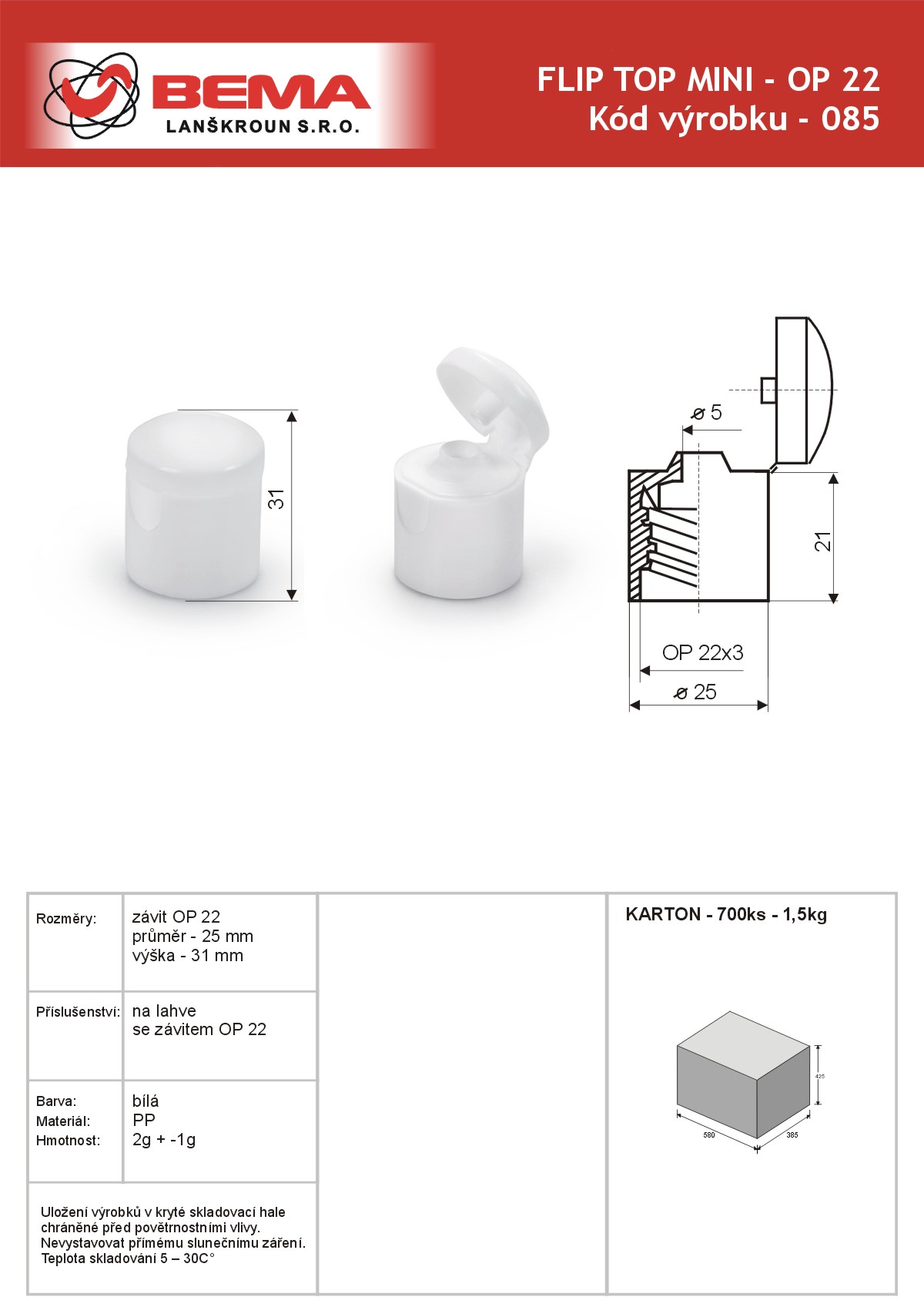 FLIP TOP MINI OP22 15-4-2021